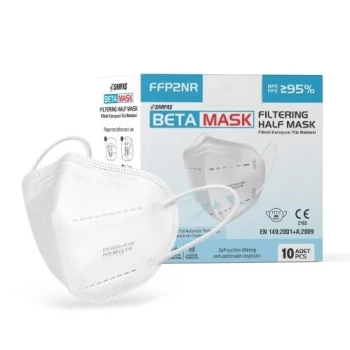 Beta Mask FFP2-F95 5 Katmanlı 10 lu Beyaz Maske