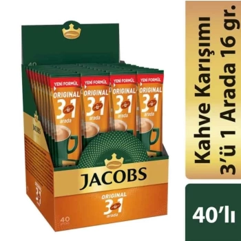 Jacobs Original 3 ü 1 Arada Kahve 16 gr 40 lı