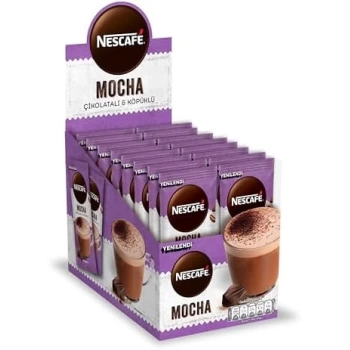 Nescafe Mocha Çikolatalı ve Köpüklü Çözünebilir Kahve Karışımı 17 g x 24