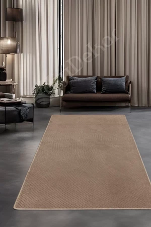 Avangard Halı Pramit Kahve Salon Koridor Antre Mutfak Halısı Silinebilir Kaymaz Tabanlı