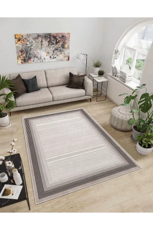 Dijidekor Işıltı Koleksiyonu Model1 Süngerli Dijital Baskılı Saçaksız Mutfak Halısı Yolluk