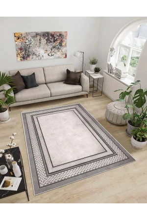 Dijidekor Işıltı Koleksiyonu Model114 Süngerli Dijital Baskılı Saçaksız Mutfak Halısı Yolluk