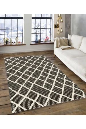 Dijidekor Işıltı Koleksiyonu Model141 Süngerli Dijital Baskılı Saçaksız Mutfak Halısı Yolluk