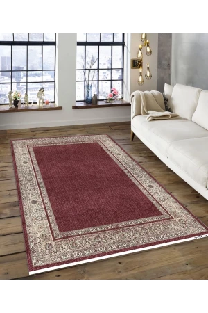 Dijidekor Işıltı Koleksiyonu Model142 Süngerli Dijital Baskılı Saçaksız Mutfak Halısı Yolluk