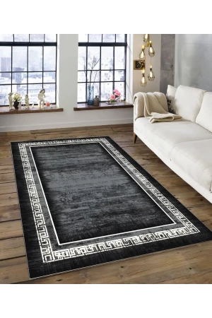 Dijidekor Işıltı Koleksiyonu Model156 Süngerli Dijital Baskılı Saçaksız Mutfak Halısı Yolluk