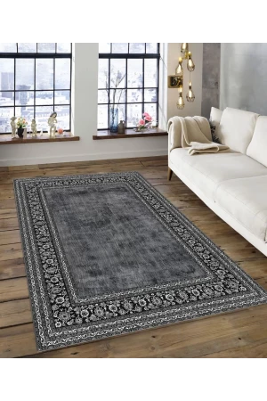 Dijidekor Işıltı Koleksiyonu Model161 Süngerli Dijital Baskılı Saçaksız Mutfak Halısı Yolluk