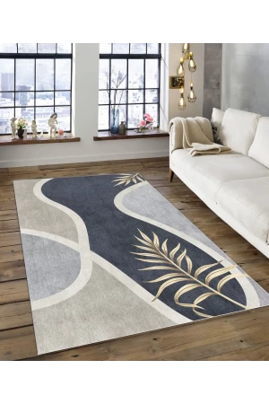 Dijidekor Işıltı Koleksiyonu Model162 Süngerli Dijital Baskılı Saçaksız Mutfak Halısı Yolluk