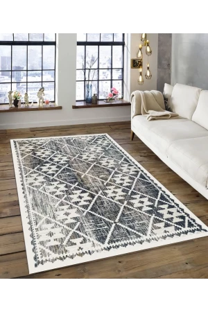 Dijidekor Işıltı Koleksiyonu Model170 Süngerli Dijital Baskılı Saçaksız Mutfak Halısı Yolluk