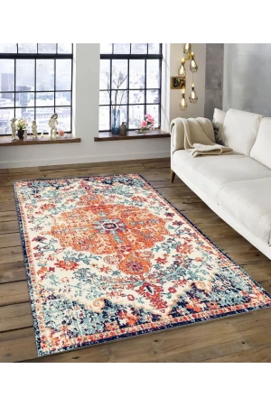 Dijidekor Işıltı Koleksiyonu Model174 Süngerli Dijital Baskılı Saçaksız Mutfak Halısı Yolluk