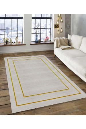 Dijidekor Işıltı Koleksiyonu Model178 Süngerli Dijital Baskılı Saçaksız Mutfak Halısı Yolluk