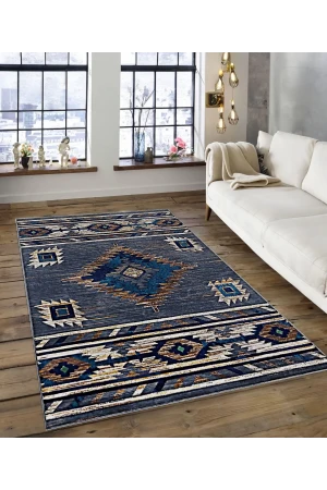 Dijidekor Işıltı Koleksiyonu Model193 Süngerli Dijital Baskılı Saçaksız Mutfak Halısı Yolluk