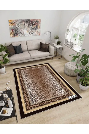 Dijidekor Işıltı Koleksiyonu Model21 Süngerli Dijital Baskılı Saçaksız Mutfak Halısı Yolluk