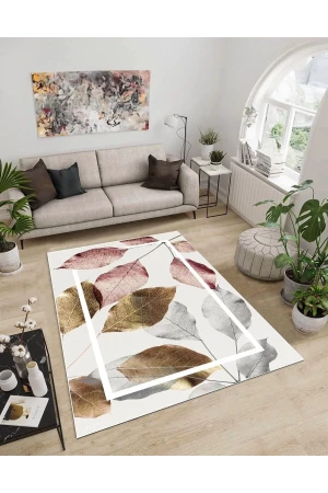 Dijidekor Işıltı Koleksiyonu Model264 Süngerli Dijital Baskılı Saçaksız Mutfak Halısı Yolluk