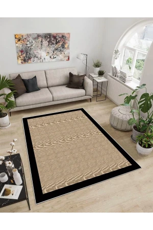 Dijidekor Işıltı Koleksiyonu Model295 Süngerli Dijital Baskılı Saçaksız Mutfak Halısı Yolluk