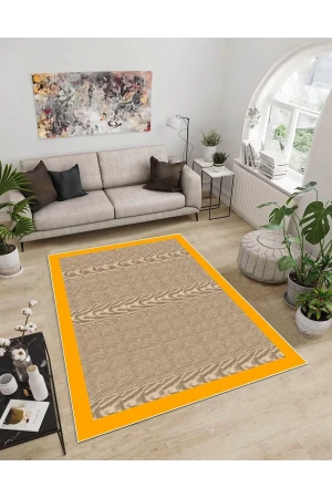 Dijidekor Işıltı Koleksiyonu Model297 Süngerli Dijital Baskılı Saçaksız Mutfak Halısı Yolluk