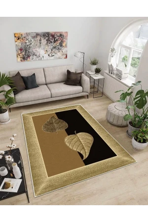 Dijidekor Işıltı Koleksiyonu Model84 Süngerli Dijital Baskılı Saçaksız Mutfak Halısı Yolluk