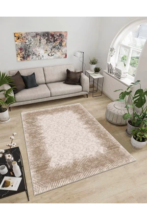 Dijidekor Işıltı Koleksiyonu Model96 Süngerli Dijital Baskılı Saçaksız Mutfak Halısı Yolluk