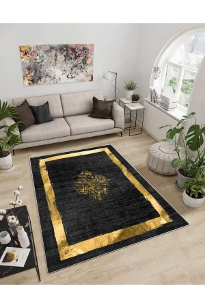 Dijidekor Işıltı Koleksiyonu Model97 Süngerli Dijital Baskılı Saçaksız Mutfak Halısı Yolluk