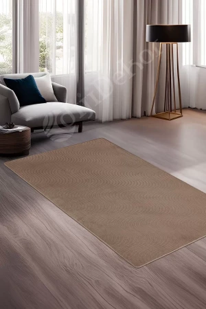 Halı Cool Kahverengi Sahra Kaymaz Yıkanabilir Yolluk Kilim Salon Halısı Modelleri
