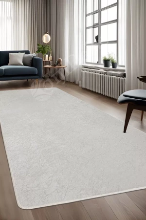 Halı Krem Cool Janjanlı Yıkanabilir Kaymaz Kesme Ince Yolluk Kilim Salon Halısı Modelleri