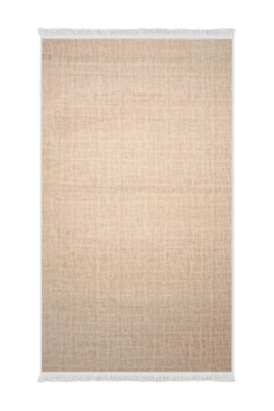 Halı Vizon Stylish Yıkanabilir Saçaklı Kare Kesme Ince Yolluk Kilim Salon Halısı Modeli