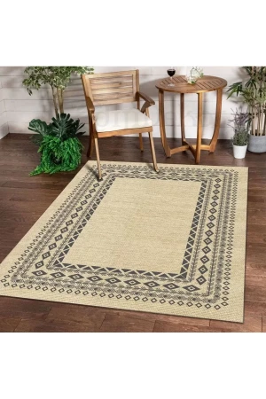 O22139 Jüt Görünümlü Saçaksız Dijital Halı New Iskandinav Mutfak Koridor Oda Salon Halısı