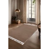 Avangard Halı Pramit Kahve Salon Koridor Antre Mutfak Halısı Silinebilir Ponpon Saçak