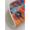 Dijidekor Halı Çok Renkli 9010 Yıkanabilir Oval Kesme İnce Yolluk Kilim Salon Halısı Modelleri