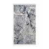 Dijidekor Halı Gri Cool Granit Yıkanabilir Saçaklı Kesme İnce Yolluk Kilim Salon Halısı Modelleri
