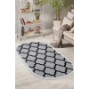 Dijidekor Halı Gri Maça Yıkanabilir Saçaklı Oval Kesme İnce Yolluk Kilim Salon Halısı Modelleri