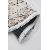Dijidekor Halı Vizon Cool Karo Yıkanabilir Oval Saçaklı Kesme İnce Yolluk Kilim Salon Halısı Modeli