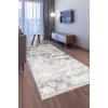 Halı Bej Cool K1280 Yıkanabilir Saçaklı Kesme Ince Yolluk Kilim Salon Halısı Modelleri