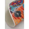 Halı Çok Renkli 9010 Yıkanabilir Yuvarlak Kesme Ince Yolluk Kilim Salon Halısı Modelleri