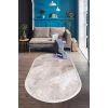 Halı Devetüyü Cool Yıkanabilir Saçaklı Oval Delüxe Yolluk Kilim Salon Halısı Modelleri