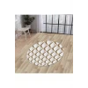 Halı Gold Cool Ky7059 Yıkanabilir Yuvarlak Kesme Ince Yolluk Kilim Salon Halısı Modelleri