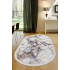 Halı Gold Kristal Yıkanabilir Saçaklı Oval Kesme Ince Yolluk Kilim Salon Halısı Modelleri