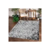 Halı Gri Bm004gr Yıkanabilir Saçaksız Ince Yolluk Kilim Salon Halısı Modelleri