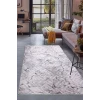 Halı Gri Cool Karo Yıkanabilir Saçaksız Kesme Ince Yolluk Kilim Salon Halısı Modelleri