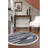 Halı Gri Cool Köln Saçaklı Yuvarlak Kaymaz Kesme Ince Yolluk Kilim Salon Halısı Modelleri