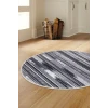 Halı Gri Cool Köln Yıkanabilir Yuvarlak Kesme Ince Yolluk Kilim Salon Halısı Modelleri