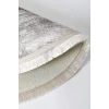 Halı Gri Cool Ky7056 Saçaklı Yuvarlak Kesme Ince Yolluk Kilim Salon Halısı Modelleri