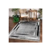 Halı Gri K0460 Yıkanabilir Saçaklı Ince Yolluk Kilim Salon Halısı Modelleri