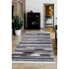 Halı Kahverengi Cool Köln Saçaklı Kaymaz Kesme Ince Yolluk Kilim Salon Halısı Modelleri