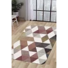 Halı Multi Cool K1270 Yıkanabilir Saçaksız Kesme Ince Yolluk Kilim Salon Halısı Modelleri