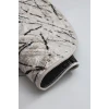 Halı Vizon Cool Karo Yıkanabilir Yuvarlak Kesme Ince Yolluk Kilim Salon Halısı Modelleri