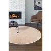 Halı Vizon Stylish Yıkanabilir Yuvarlak Kesme Ince Yolluk Kilim Salon Halısı Modelleri
