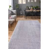 Peluş Halı Açık Gri Cool Yıkanabilir Post Kesme Yolluk Kilim Salon Halısı Modelleri