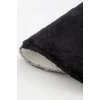 Peluş Halı Siyah Cool Yıkanabilir Oval Post Kesme Yolluk Kilim Salon Halısı Modelleri