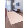 Pembe Post Dokuma Halı Peluş Yumuşacık Kaymaz Antibakteriyel Çocuk Mutfak Salon Halısı