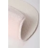 Pembe Yuvarlak Post Dokuma Halı Peluş Yumuşacık Antibakteriyel Çocuk Mutfak Salon Halısı